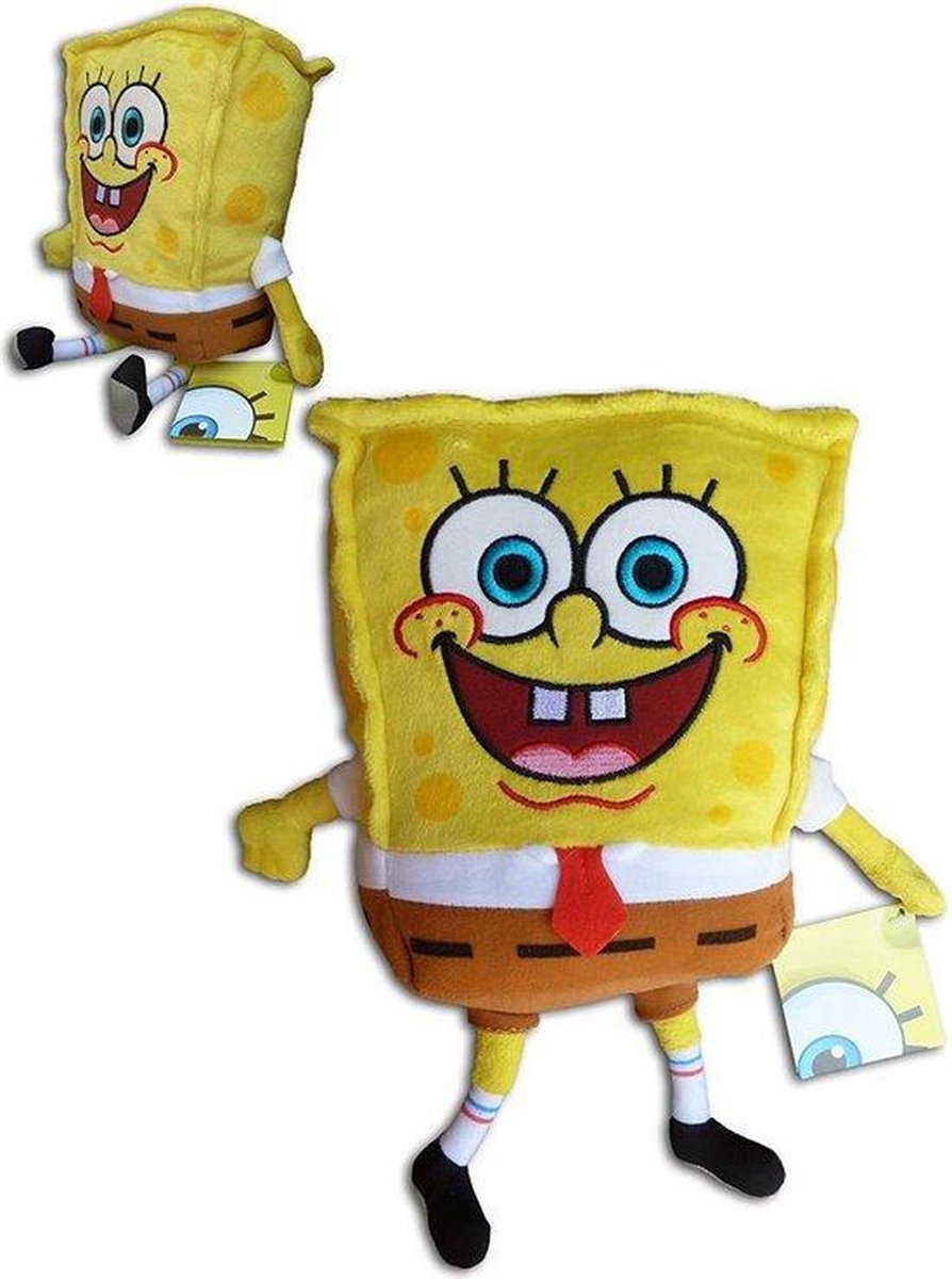 Spongebob Squarepants Pluche Knuffel 21cm | Originele Plush Spongbob | Spons bob kinder speelgoed knuffel | Spongebob 21cm